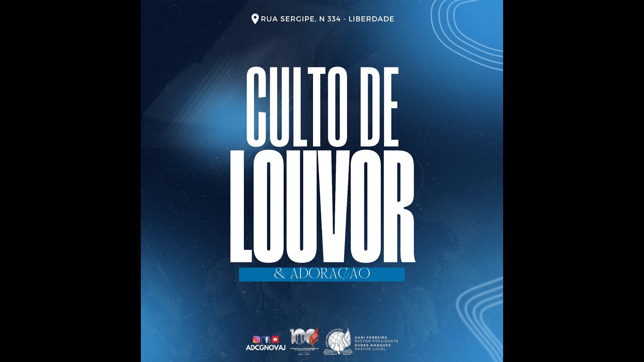 CULTO DE LOUVOR E ADORAÇÃO| AO VIVO | 20/02/2026