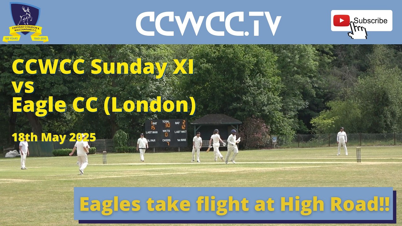 Chipstead, Coulsdon & Walcountians CC vs Eagle CC (London).