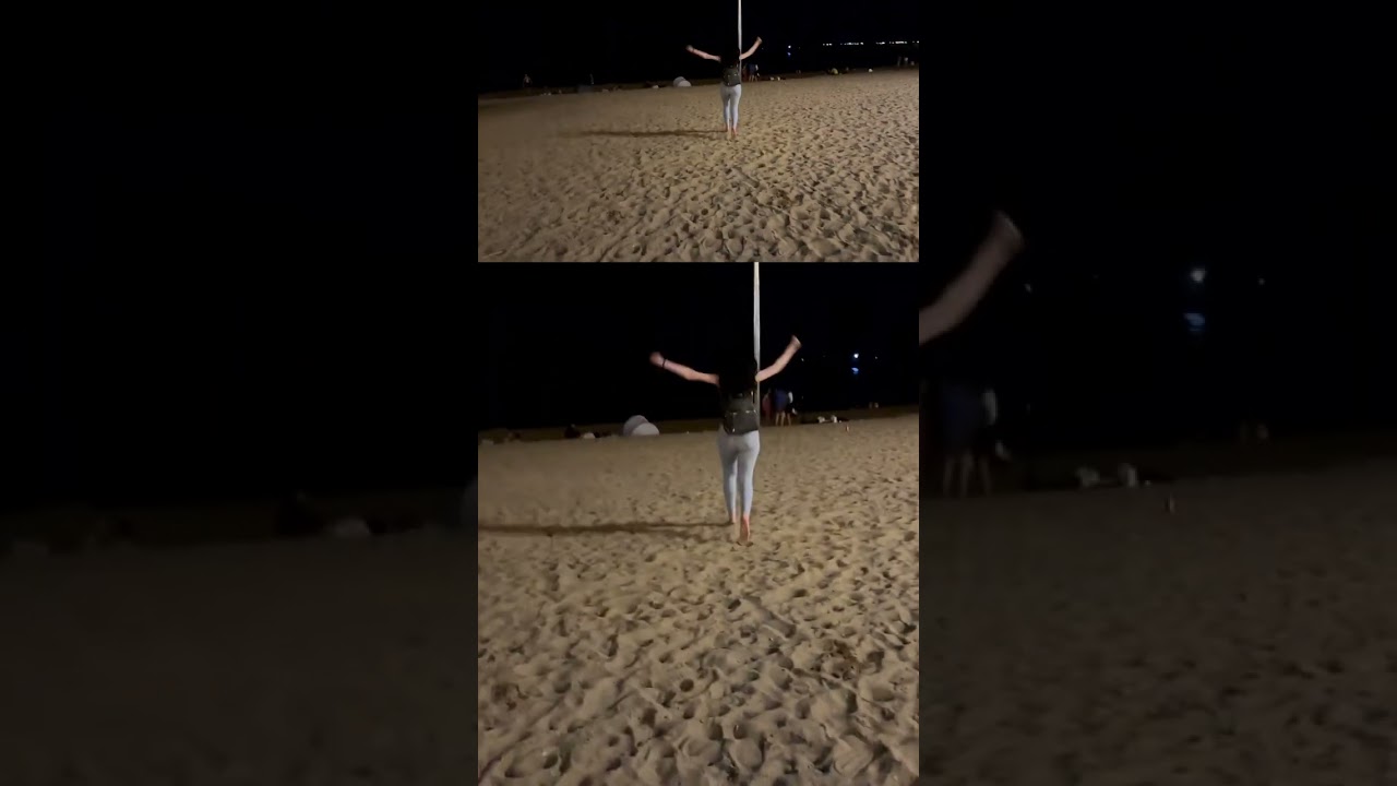 #nissaxter en #Twitch | IRL barcelona, nissa descalza en la playa