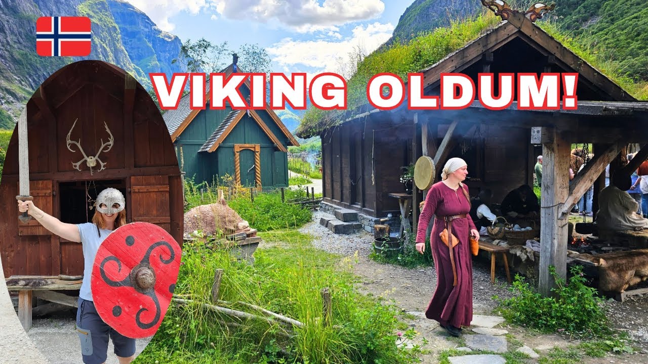 NORVEÇ'İN İLK🇳🇴VİKİNG KÖYÜ GUDVANGEN- FLÅM-MYDAL TREN YOLUNA ARABAYLA GİTMEK  TAM BİR MACERA!#norway