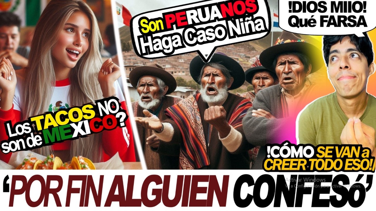 💥🇵🇪PERUANO REVELA que en PERÚ🇵🇪 se Creen DUEÑOS DE LA GASTRONOMÍA MEXICANA🇲🇽, 
