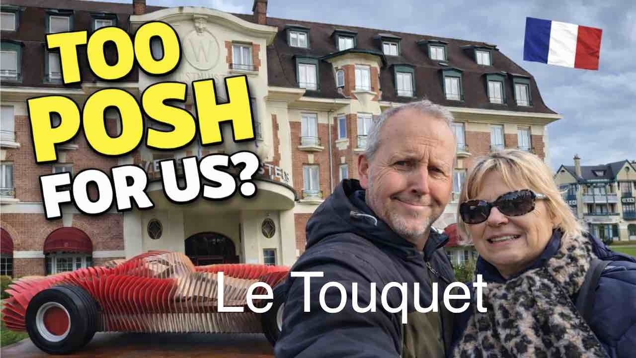 DO WE BELONG HERE?! We Just Arrived in France… 🇫🇷 | Le Touquet, Wind & a VERY Posh Hotel!