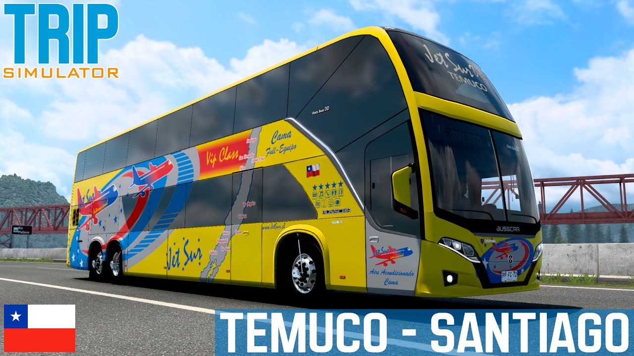 ETS 2 / EAA 6.4 / Temuco - Santiago /  Busscar Vissta Buss DD / Jet Sur