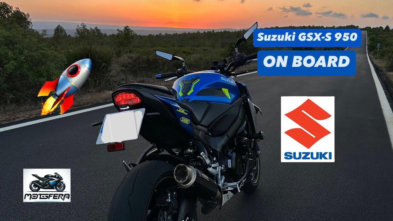 Suzuki GSX-S 950 full EXHAUST system! 🧏🏻‍♂️ | ON BOARD | POV.