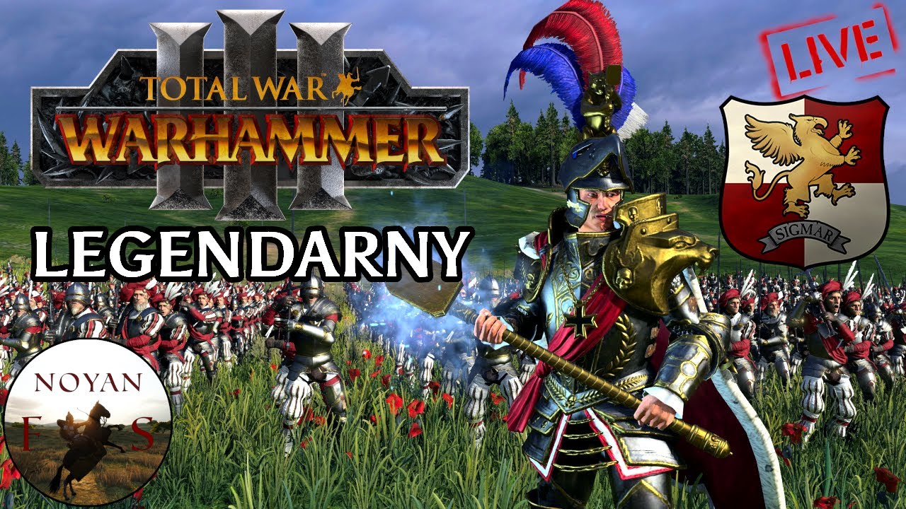 Total War: Warhammer 3 LEGENDARNY - Zwołajcie Hrabi&oacute;w Elektor&oacute;w! (Karl Franz) Stream🔴#1