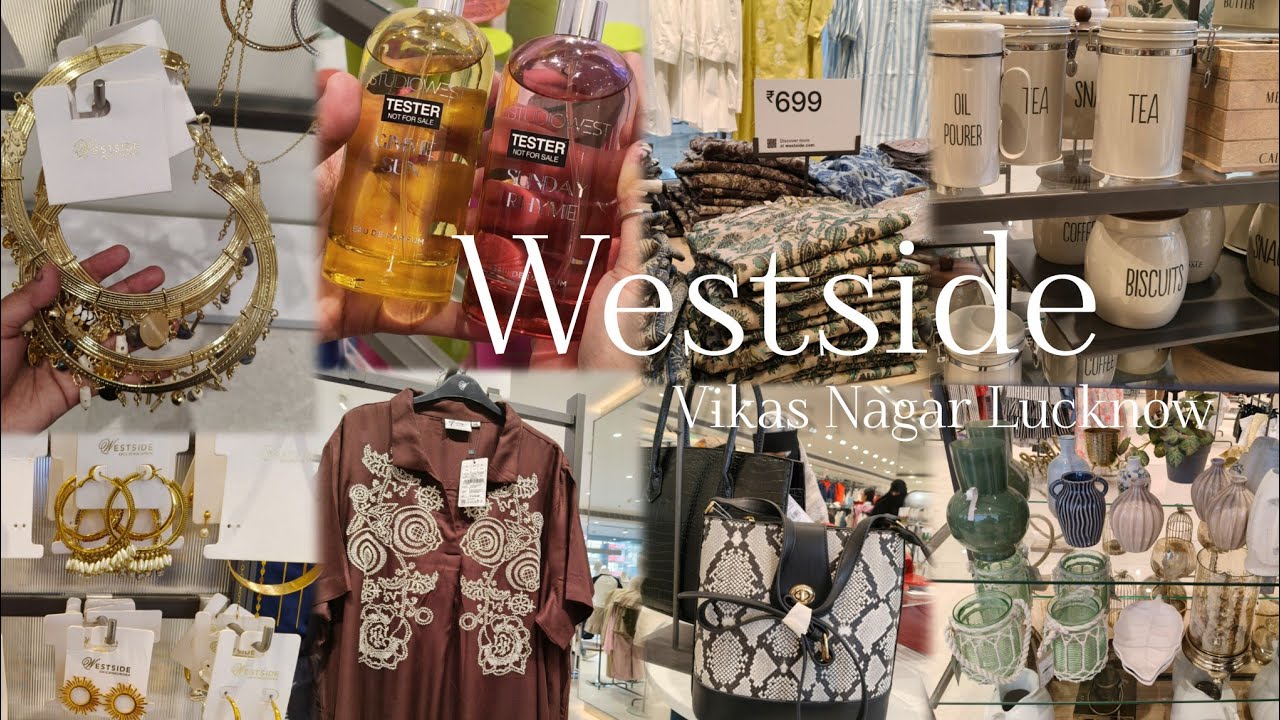 Westside Lucknow|Westside dress👗makeup💄bags💼 jewellery💍container🫙kettle🫖Collection #lucknow#westside