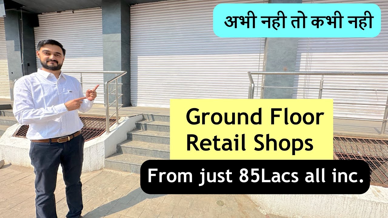 Incredible Ground Floor Retail Shops for sale from just 85Lacs all inclusive 📲9067228183