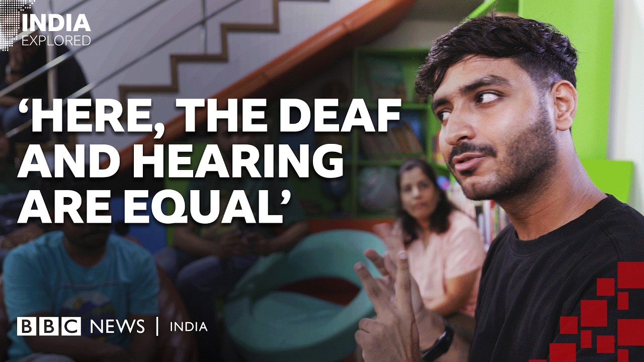 The book club connecting deaf and hearing people | BBC News India