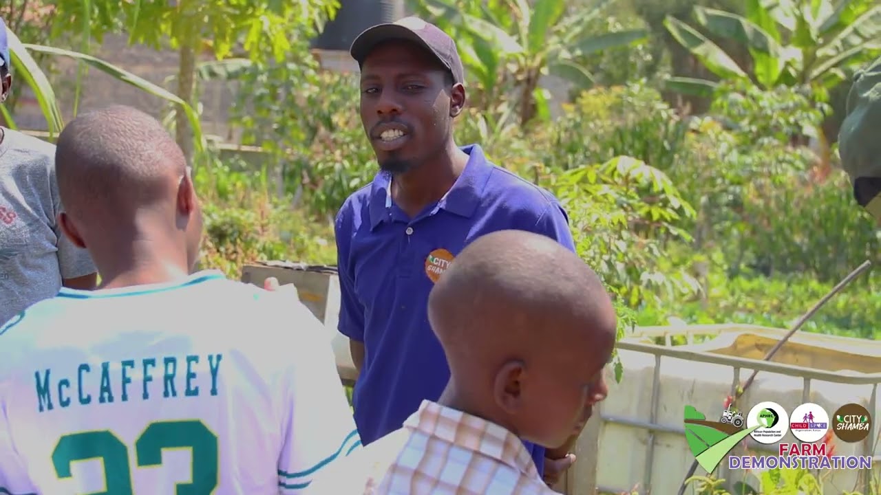 Child Space visit to City Shamba for Farm Demo