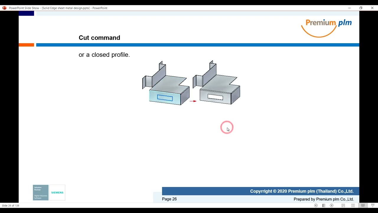 Solid Edge Sheet Metal Design   Lesson 05   Base Features