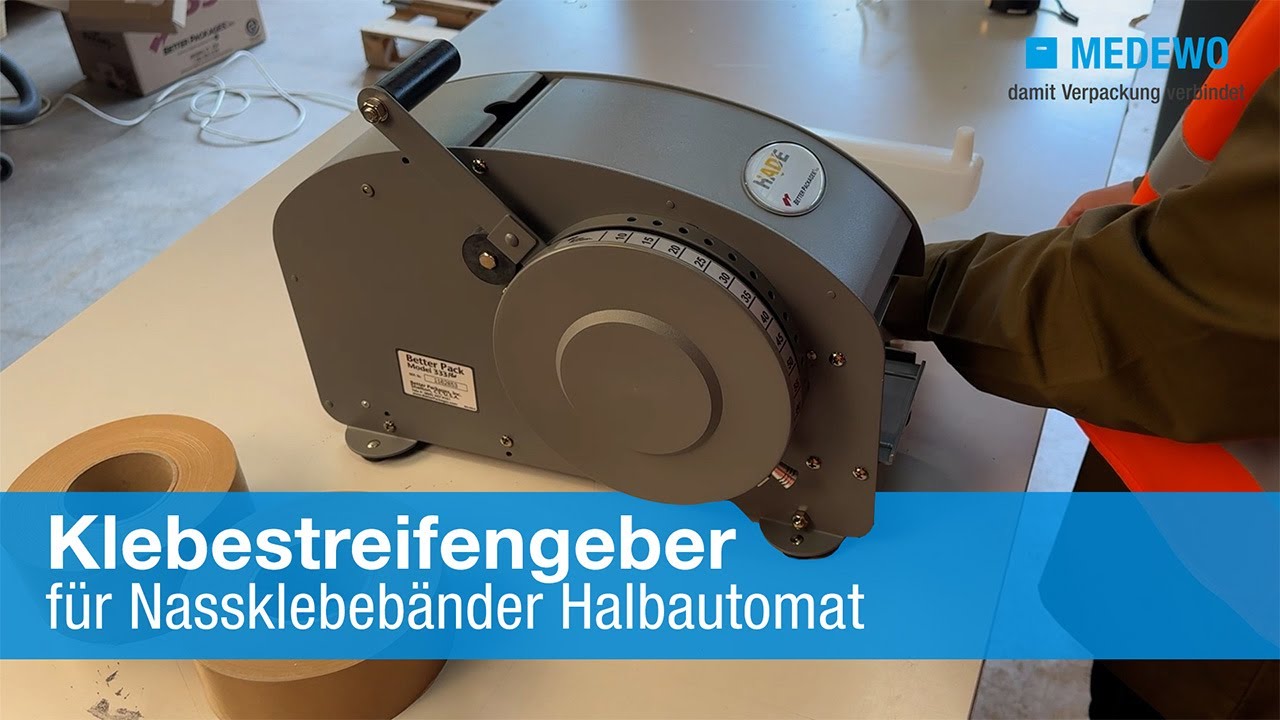 Ihr Nassklebeband-Upgrade: 50% automatisch – 100 % einfach