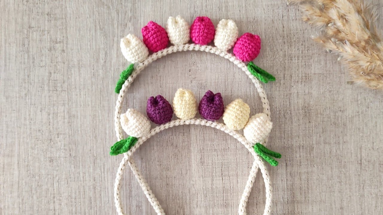 Amigurumi Lale Taç Tarifi