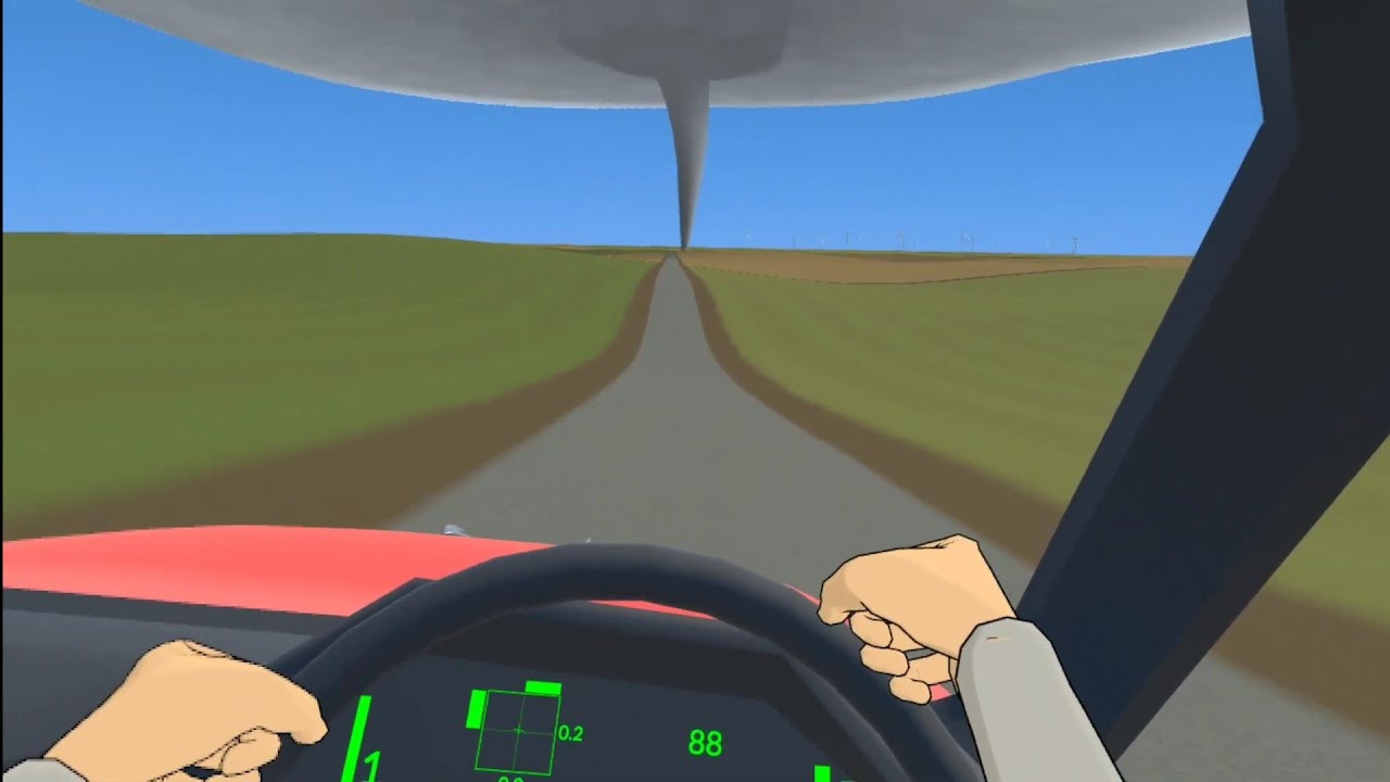 Driving head on into a TORNADO🌪️