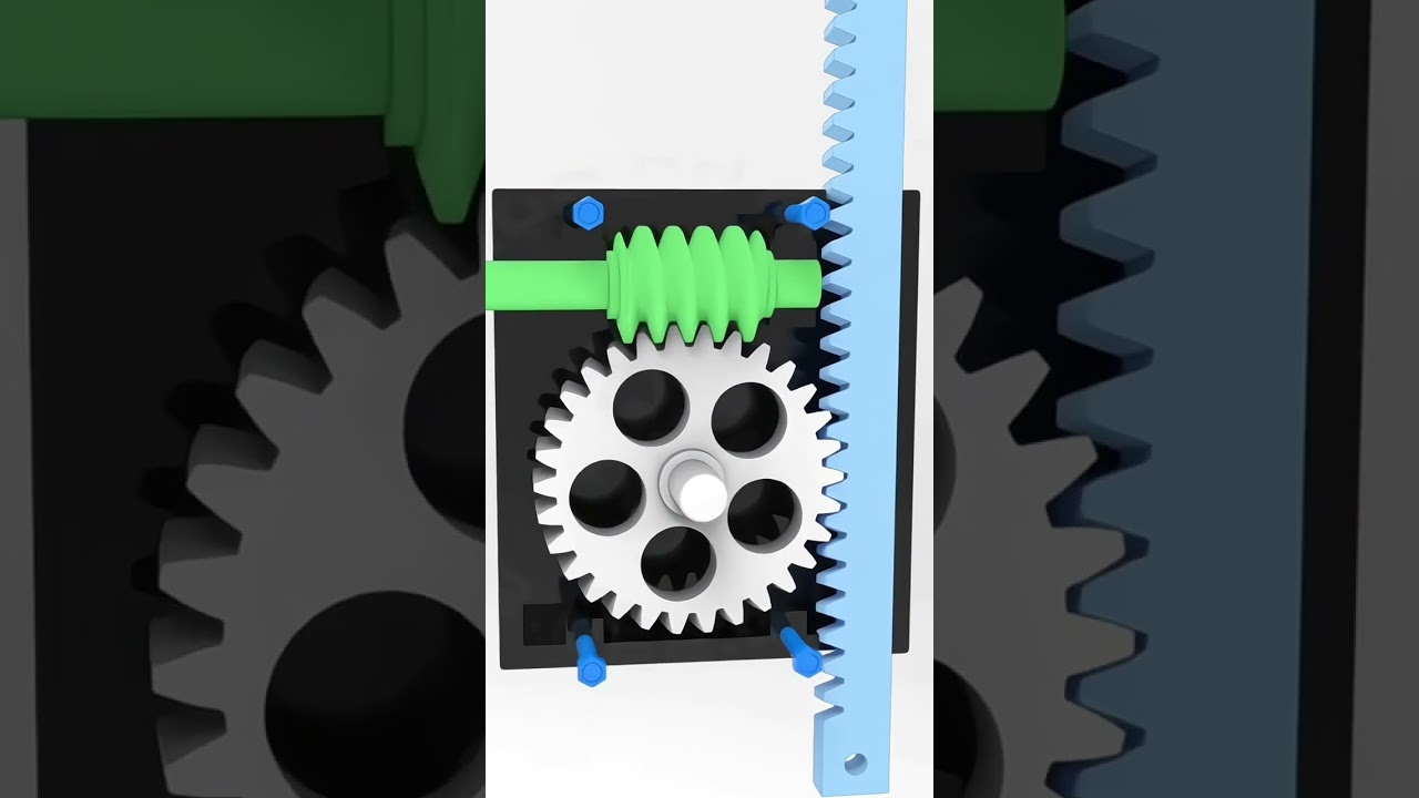 worm gear mechanism #knowledge #lifehack #howitworks #mechanism