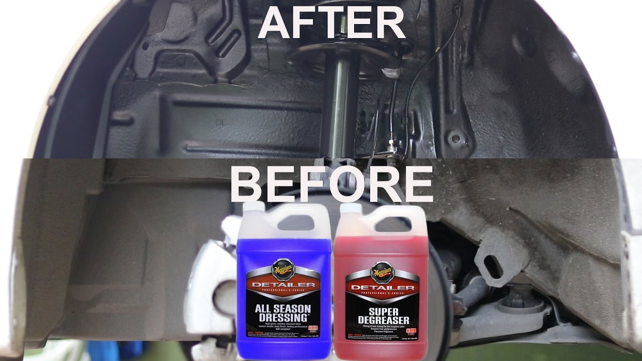 Как очистить и обработать колесные арки автомобиля: обезжириватель Meguiars Super Degreaser и все...