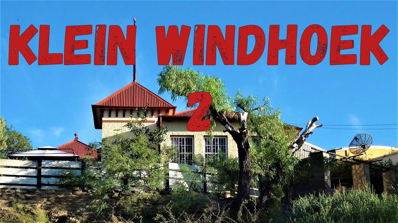 DRIVING THOUGH UPMARKET KLEIN WINDHOEK SUBURB IN WINDHOEK NAMIBIA SOUTHERN AFRICA PART 2