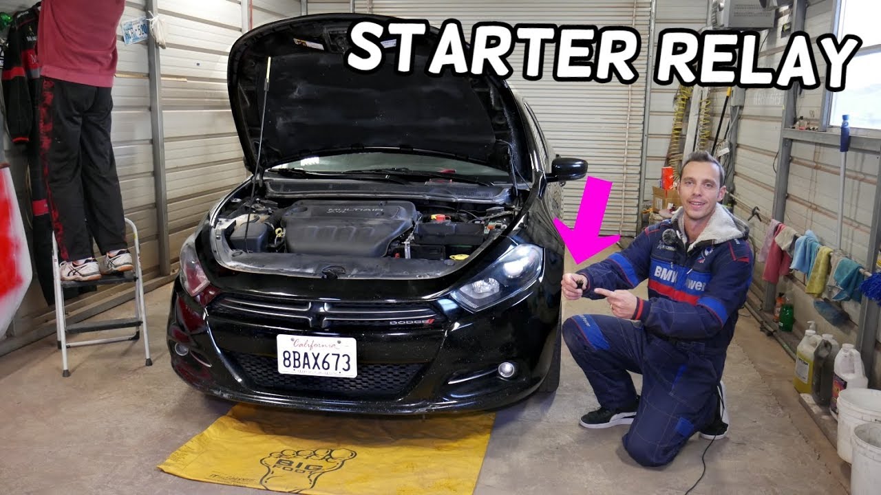 DODGE DART ENGINE STARTER RELAY LOCATION REPLACEMENT. DODGE DART NO CRANK NO START