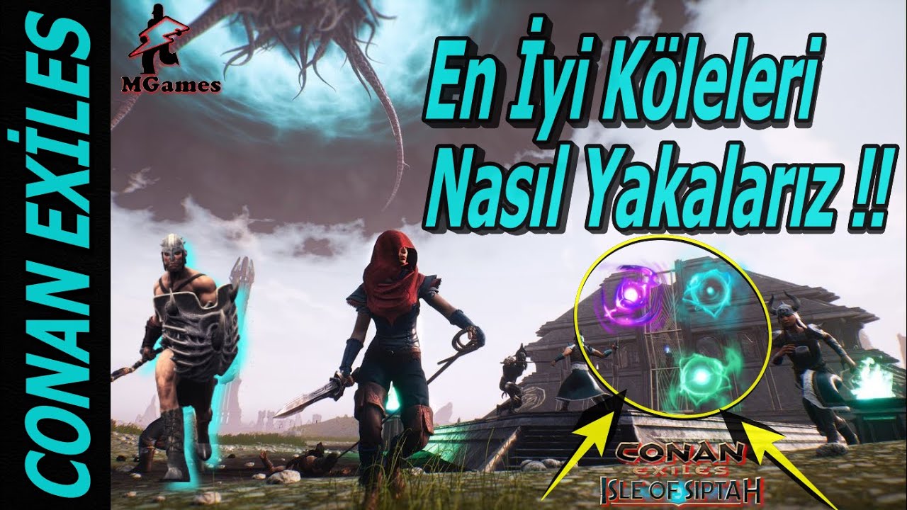 🔴Conan Exiles - İsle Of Siptah - En İyi İsimli Köleleri Nasıl Yakalarız !! /2021