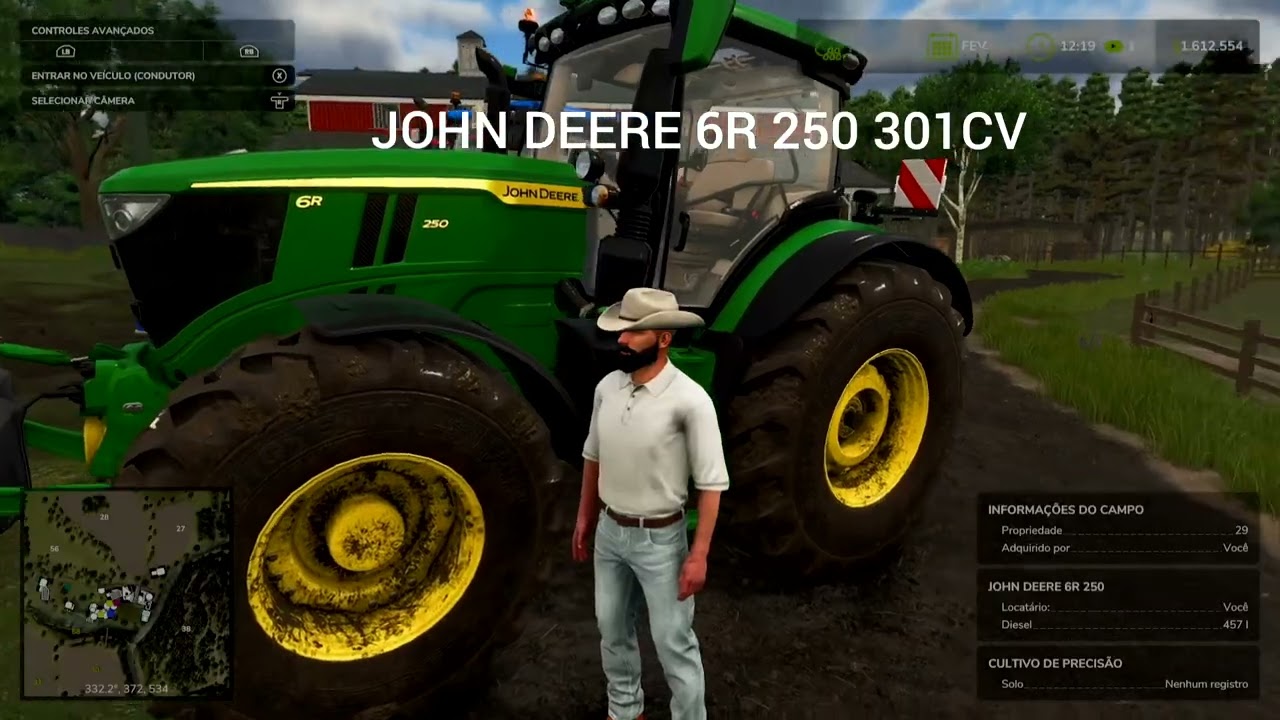 Farming simulator 25 desafio de tratores 300cv na chuva 