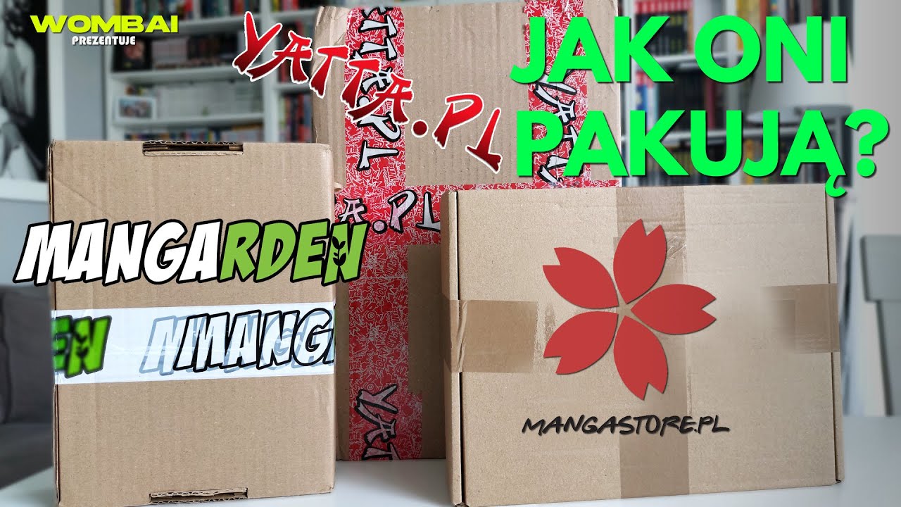 Mangastore, Mangarden, Yatta (unboxing) - sprawdzam jak oni pakują!