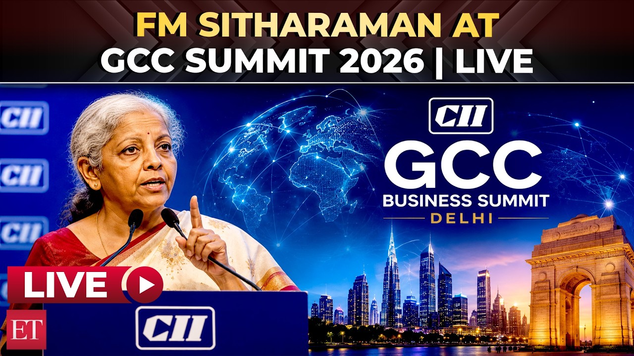LIVE | FM Nirmala Sitharaman at CII National GCC Business Summit 2026