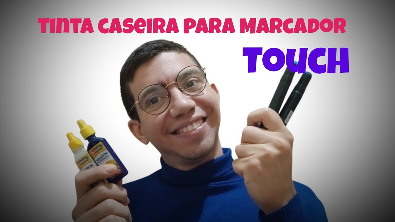 VAMOS RECARREGAR A CANETA TOUCH COM TINTA CASEIRA!