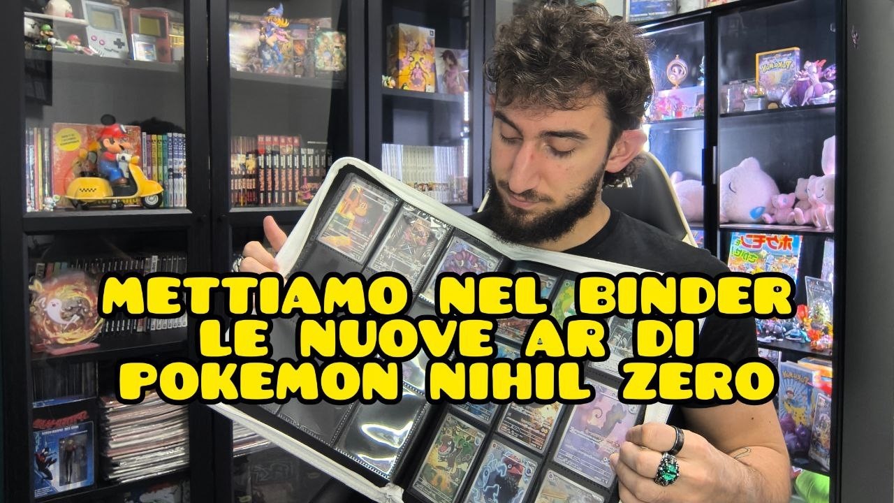 Nuove carte Pokemon AR nella mia collezione, rilassiamoci mentre le riordiniamo nel binder.
