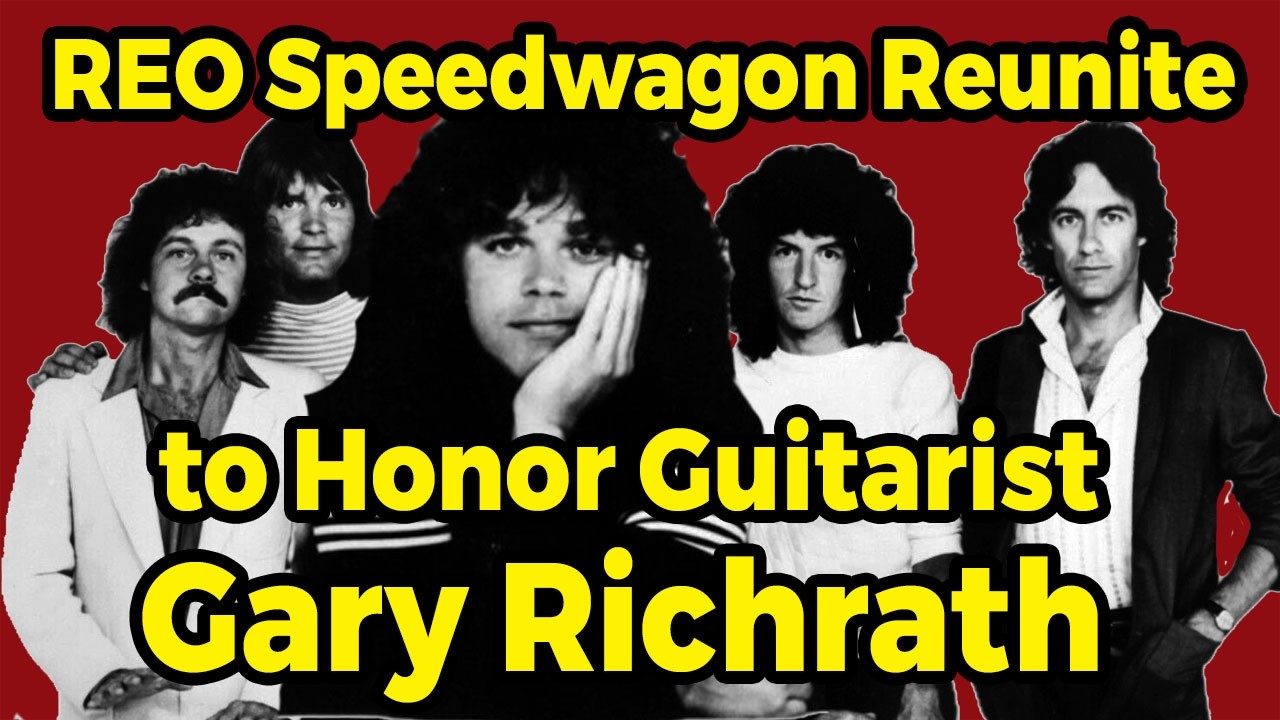 Группа REO Speedwagon воссоединилась, чтобы почтить память гитариста Гэри Ричрата.
