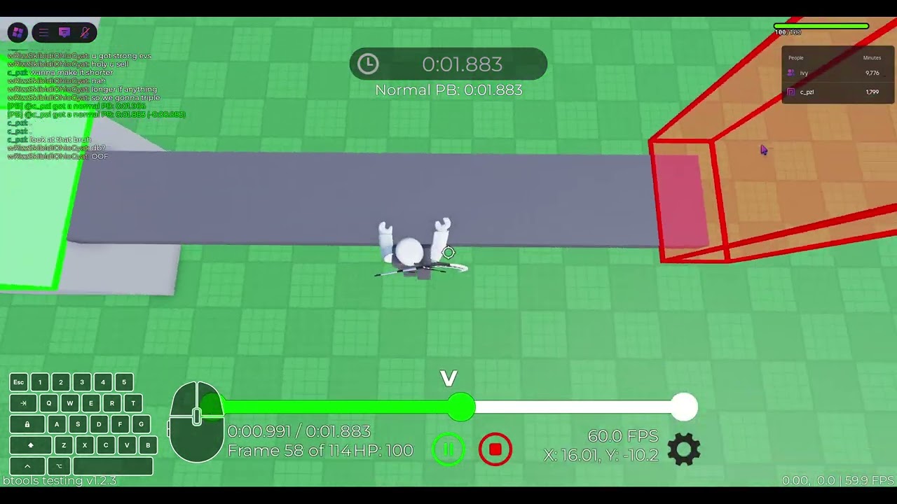Triple Platform Evuzz 60 FPS TOP BELOW 50