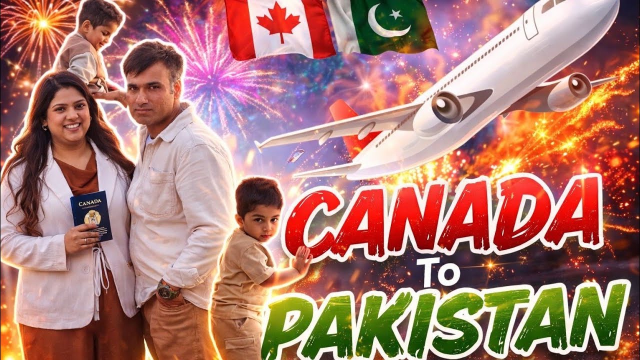 Canada to Pakistan Travel Vlog | Emotional Family Surprise & First Days in Pakistan✈️ 🇵🇰