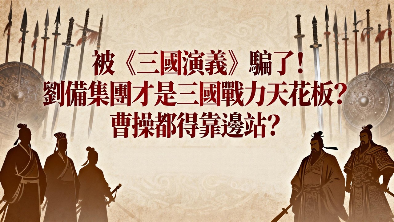 被《三國演義》騙了！劉備集團才是三國戰力天花板？曹操都得靠邊站？#三国演义 #刘备  #历史 #三国志 #历史人物 #历史故事 #中华文化
