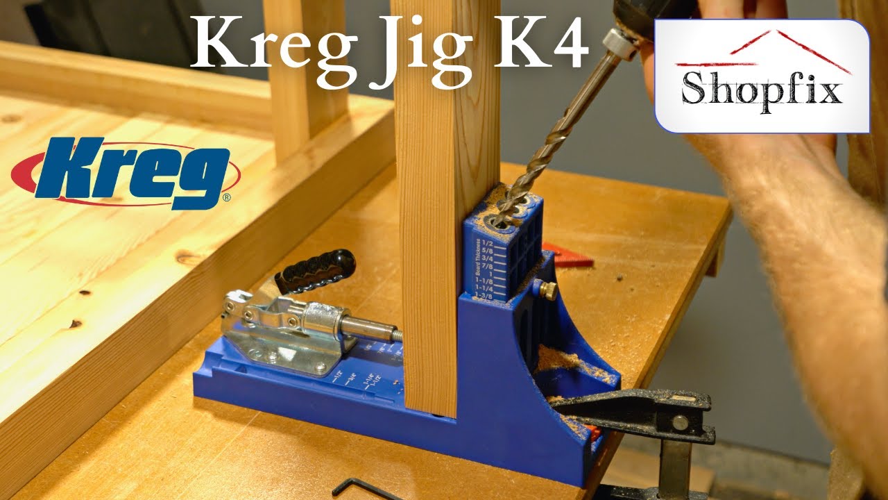 Как использовать приспособление Kreg Jig K4 для столярных работ с карманными отверстиями