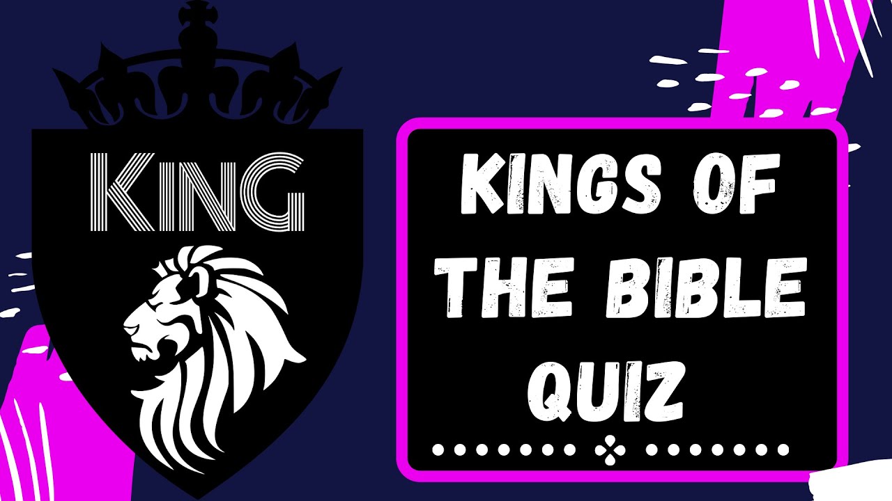 Kings of the bible quiz 👑 YouTube bible quiz 🤴