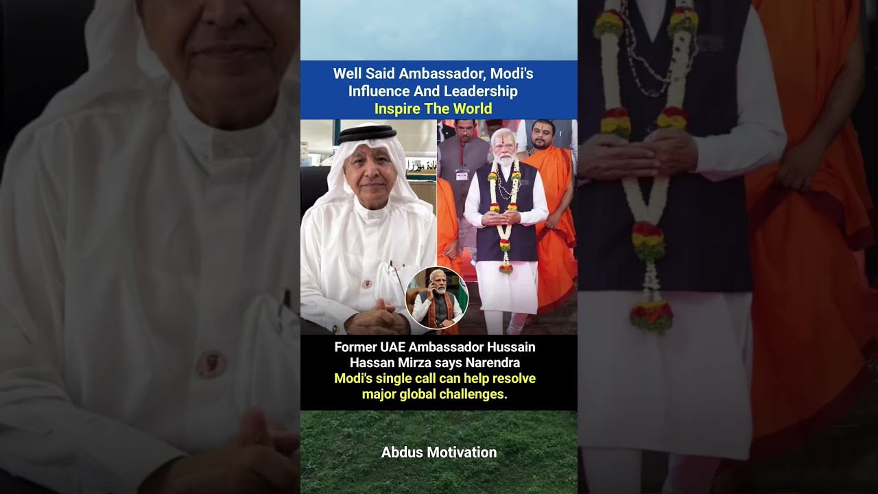 Well Said Ambassador, Modi's Influence Is Global #ytshorts #trending