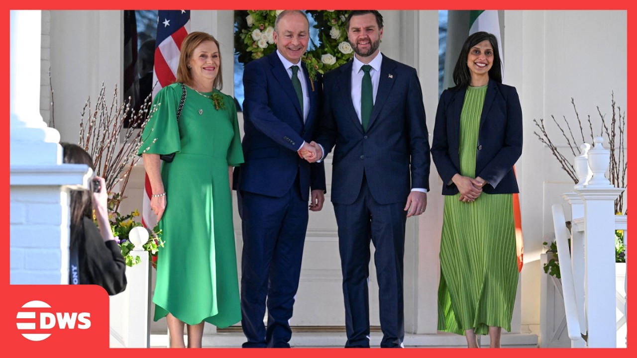 Watch: JD Vance Meets Irish PM Micheál Martin, Highlights Deep U.S.-Ireland Bonds | AC1G