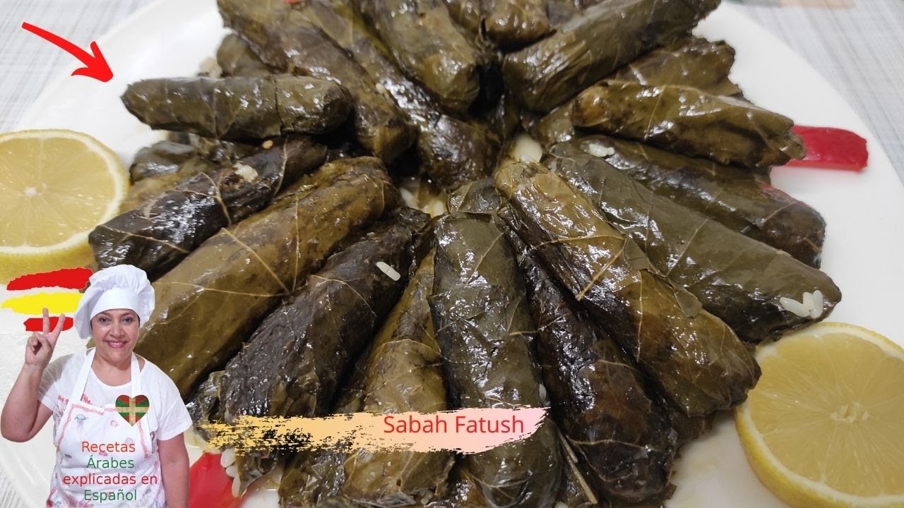 YALANJI (una receta VEGANA diferente) | Hojas de parra enrolladas