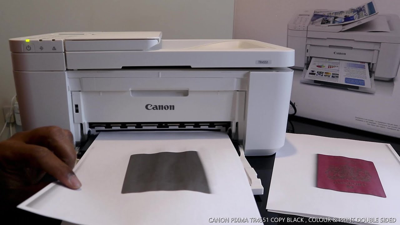 CANON PIXMA TR4551 COPY BLACK , COLOUR & PRINT DOUBLE SIDED