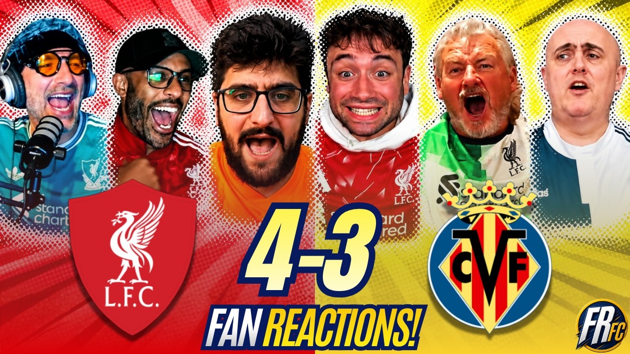 Liverpool Fans THRILLED 😃 Reactions to Liverpool 4-3 Villarreal | Champions League Fan Reactions