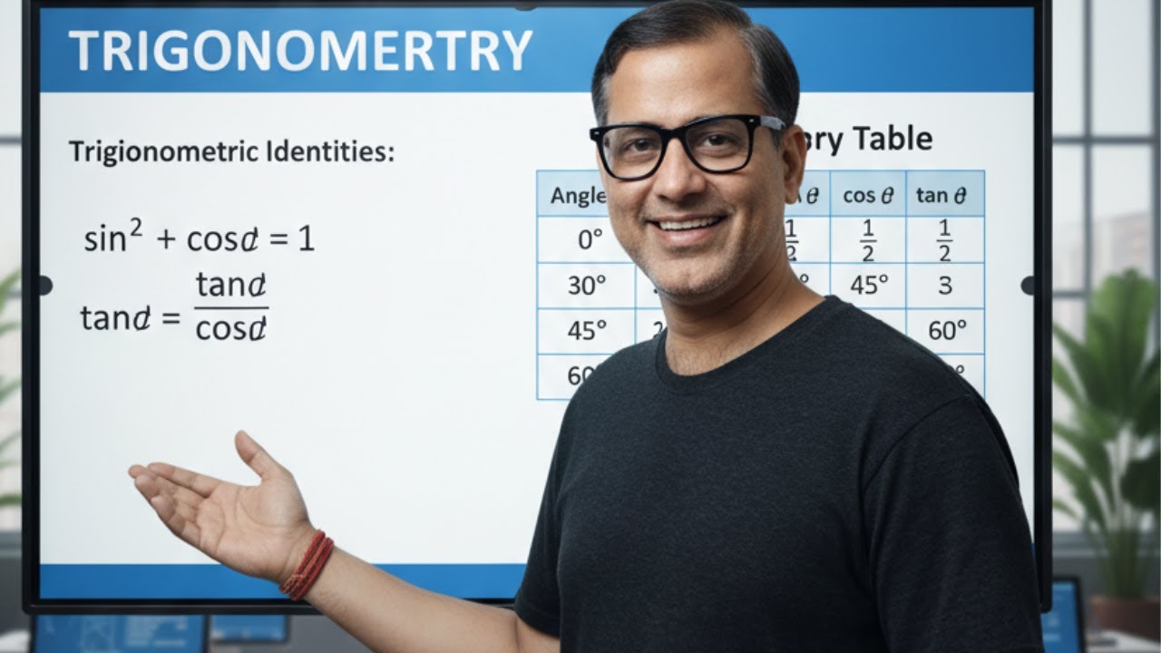 Trigonometry One Shot | ICSE Class 10 | Trigonometric Ratios ICSE | @sirtarunrupani​