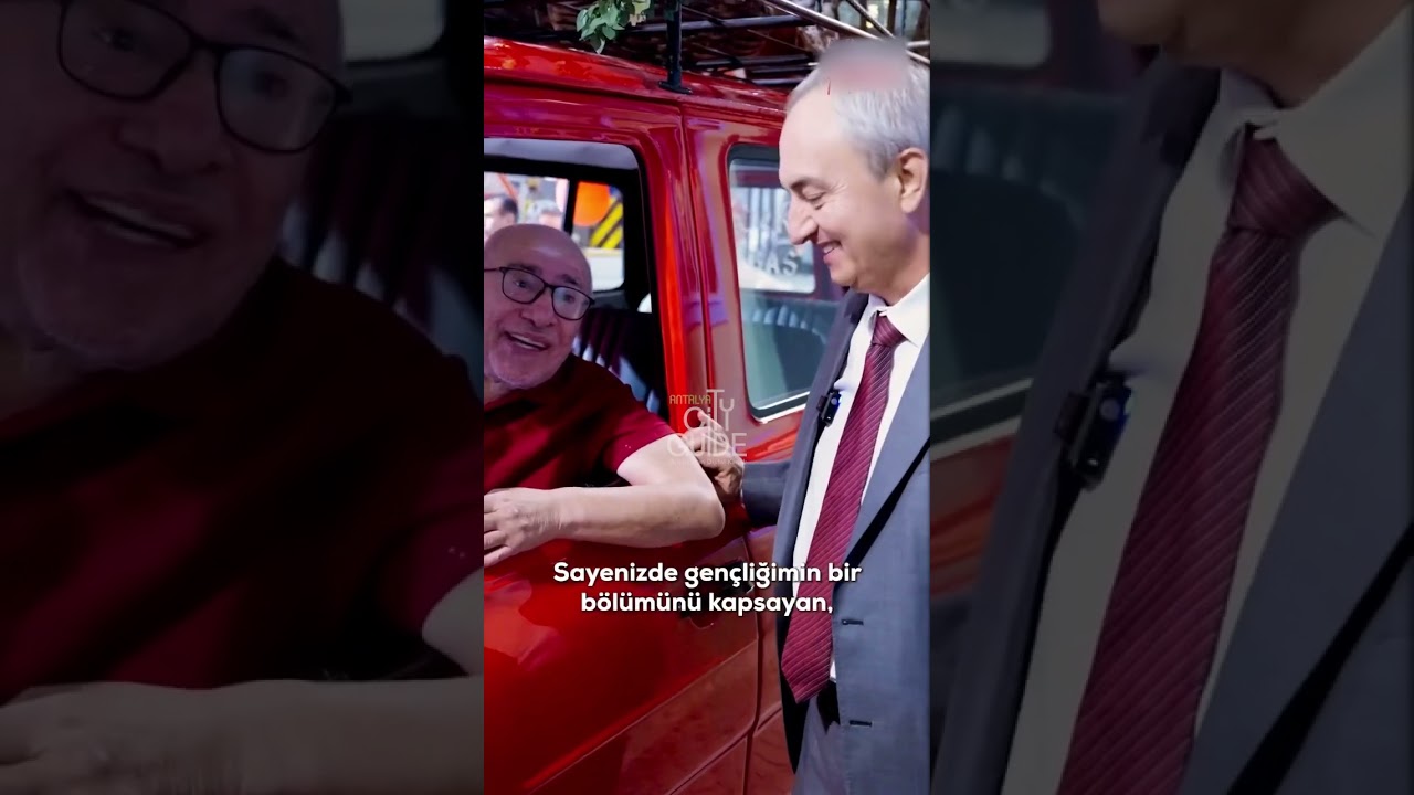 İlyas salman &ccedil;i&ccedil;ek abbas filmindeki min&uuml;b&uuml;sle yıllar sonra buluştu #keşfet #antalya #automobile