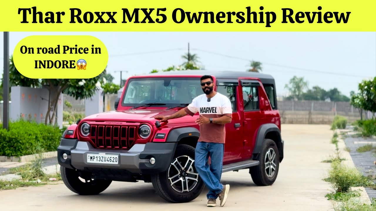 Mahindra Thar Roxx MX5 Diesel 4x2 🔥| Ownership Review | Indore | Value for money variant😍😍