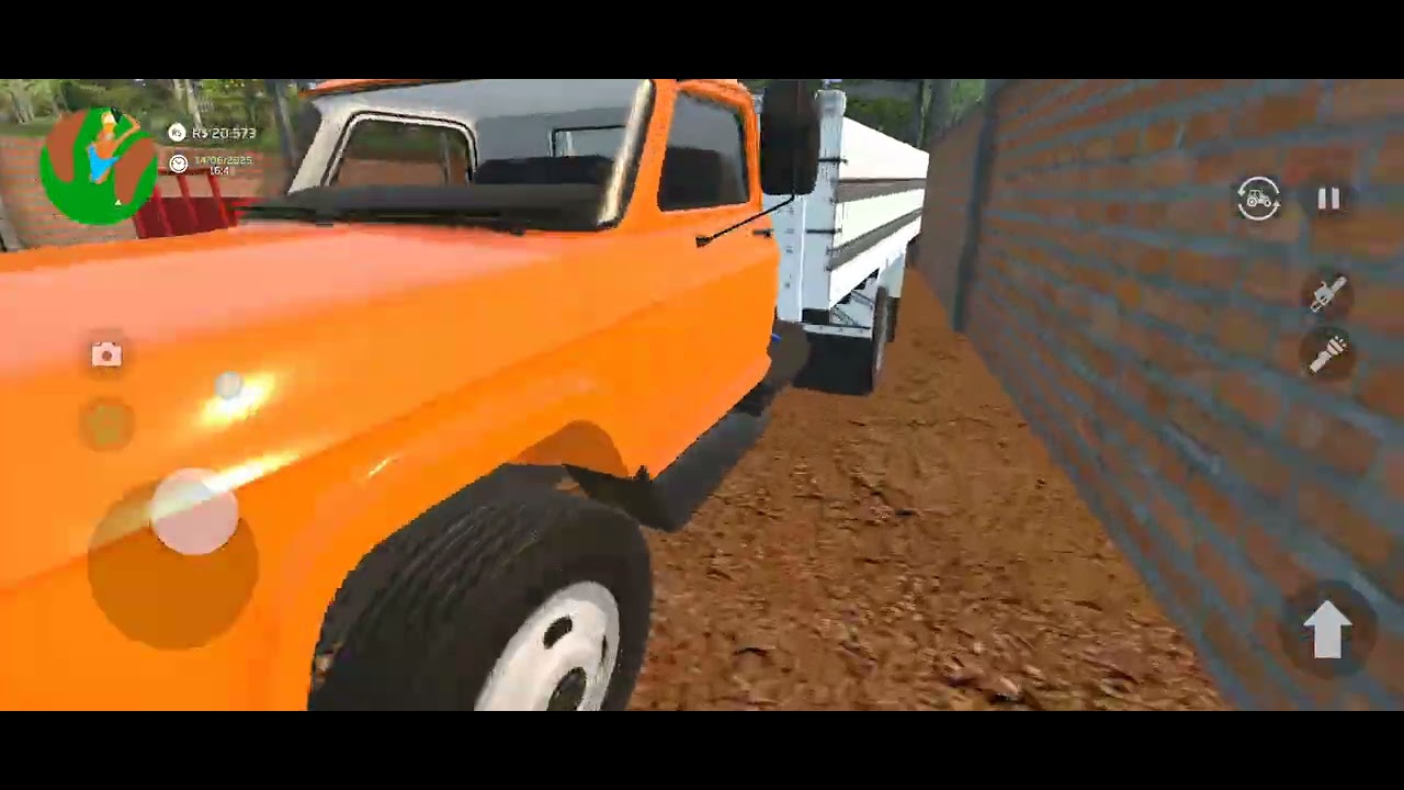 Fazendo uma colheita de milho farming sim Brasil 