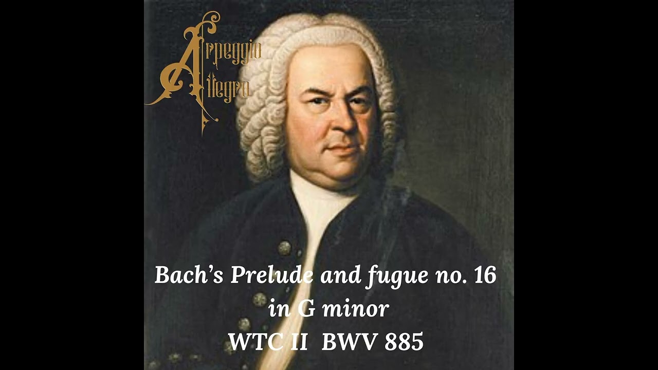 Bach’s Prelude and fugue no. 16 in G mineur  | Musique classique  libre de droit