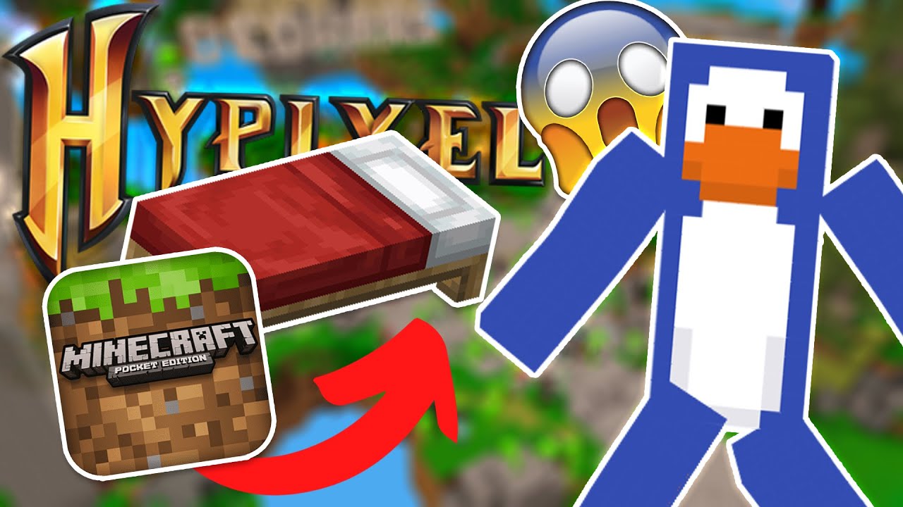 Playing Hypixel Bedwars On BEDROCK... (Minecraft Hyperlands)