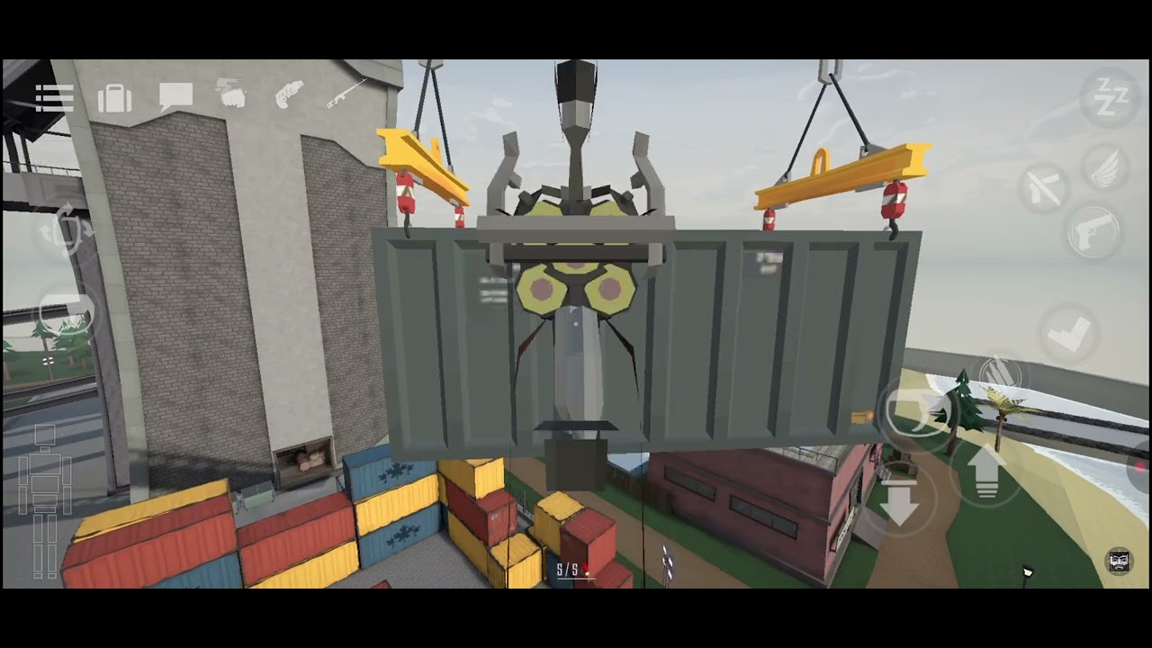 Gorebox Container crane physics #gorebox 