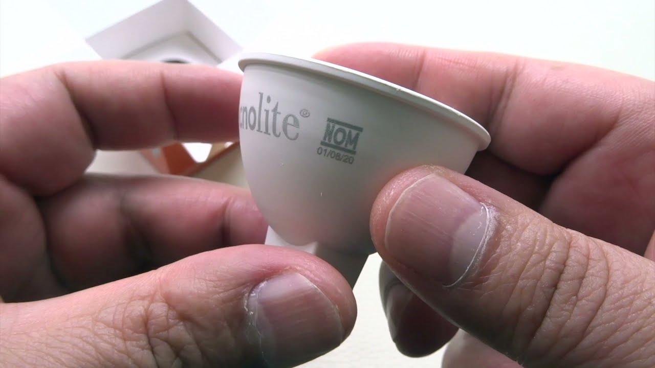 Foco inteligente Wi-Fi Led 5w MR16 Wi-Fi, dimeable o atenuable.Tecnolite Flash Smart.