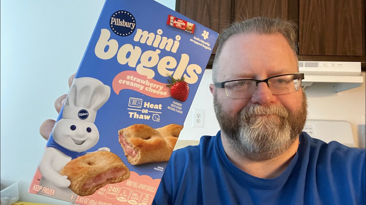 Ionacus toy reviews #1057 pillsbury mini bagels(strawberry creamy cheese)