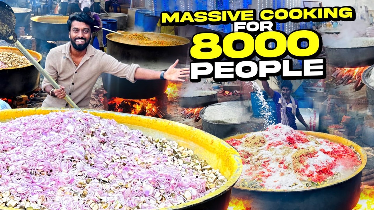 Massive Cooking in ಬೆಂಗಳೂರು 😱 | Grand Asanam 🍛🔥 | DAN JR Vlogs