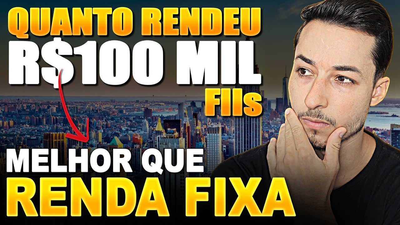 R$100 Mil reais em FIIs! Quanto rendeu?