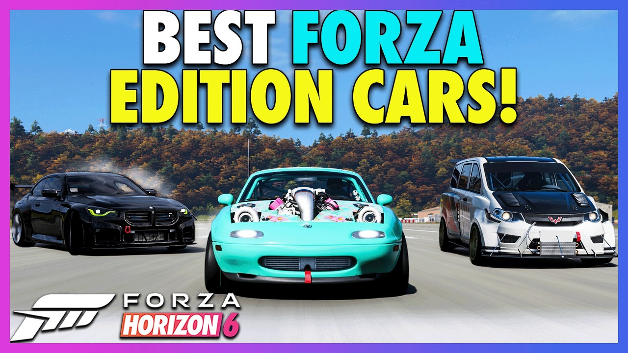 Топ-10 автомобилей из Forza Edition в Forza Horizon 6!